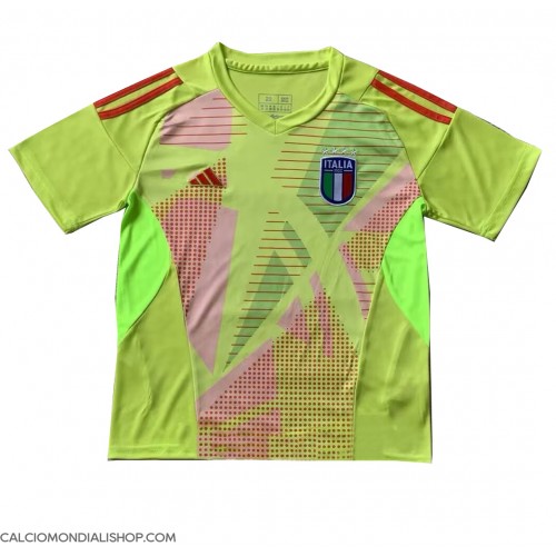 Maglie da calcio Italia Portiere Prima Maglia Europei 2024 Manica Corta